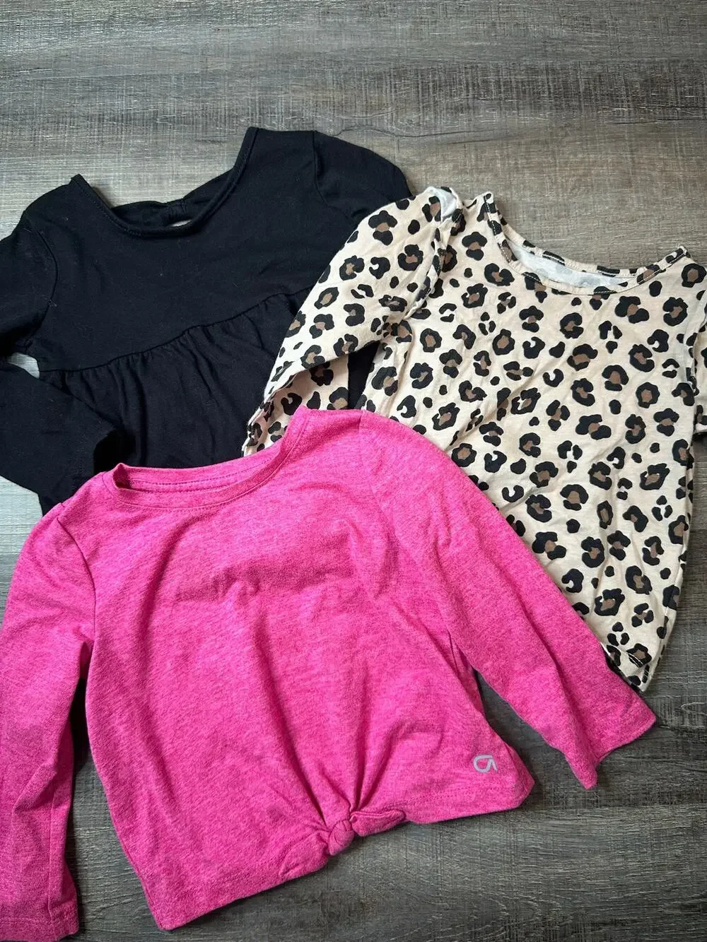 Girls Long Sleeve Shirts - Set of 3, Children's Place, Gap - Size 12-18 Months